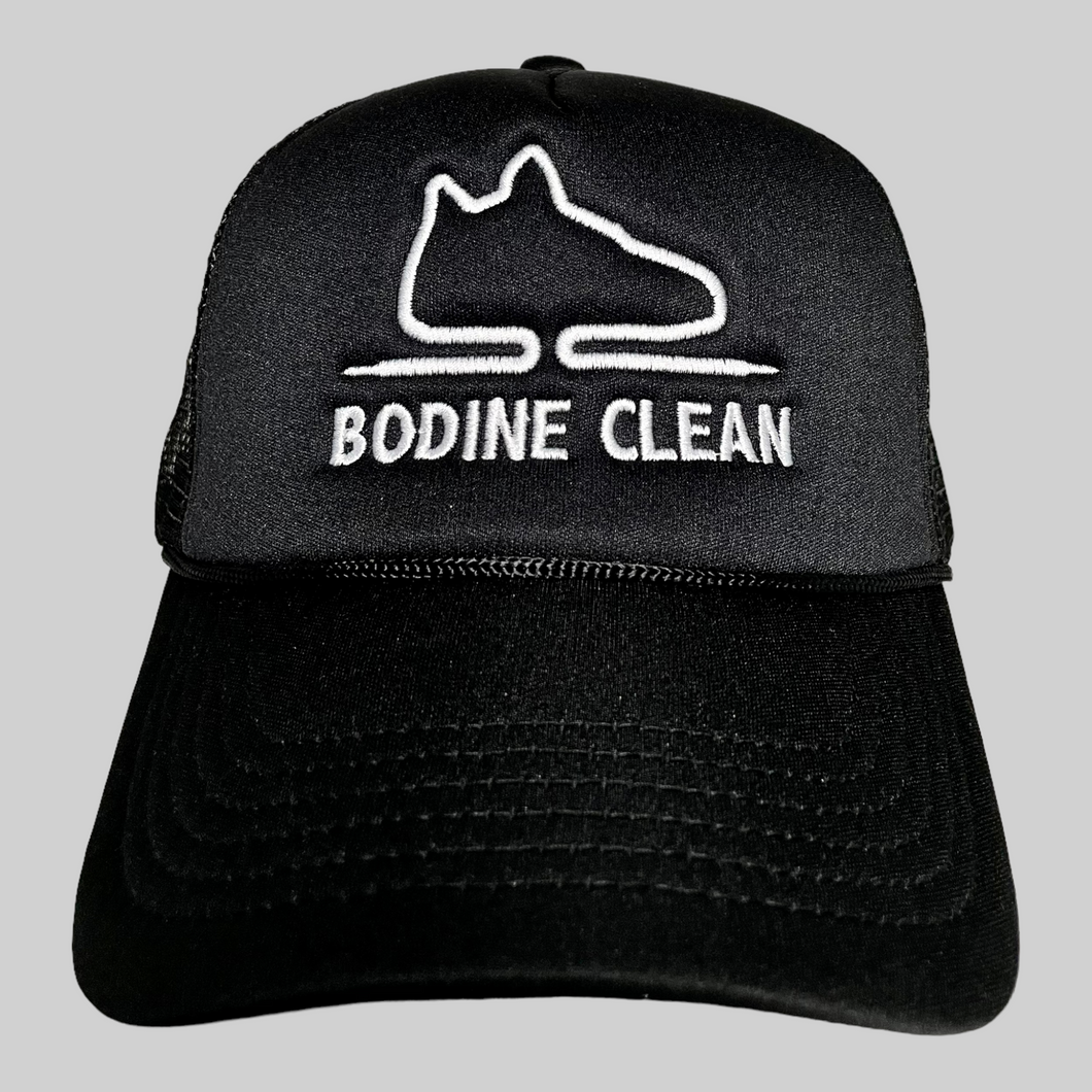 Bodine Clean White Logo Trucker Hat