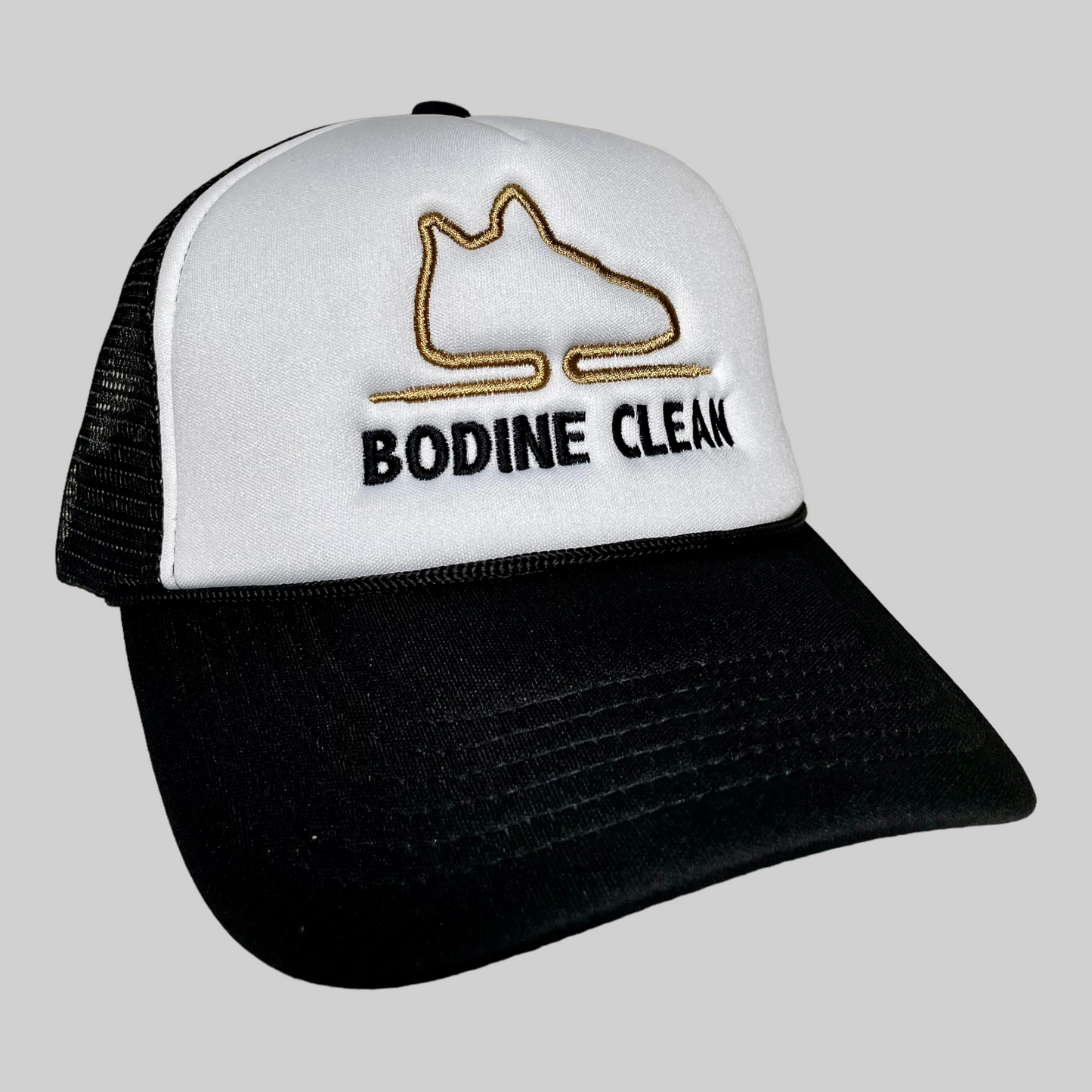 Bodine Clean Gold Logo Trucker Hat